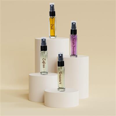 Sample Parfum Bottles With Oud - Combo of 4, 8ml Each